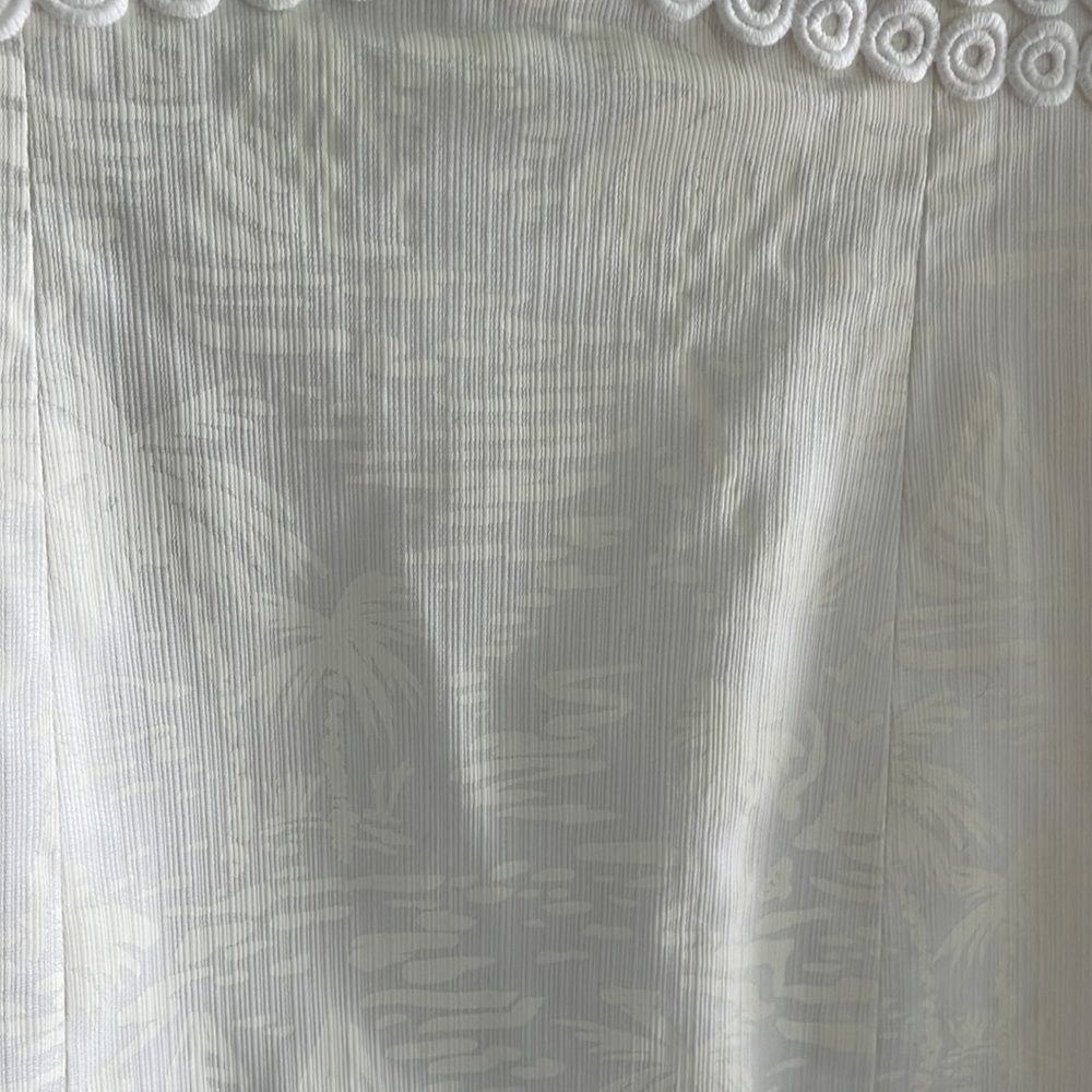 Lilly Pulitzer Leigh Stretch Shift Resort White Seacret Island size 2 - Picture 3 of 10